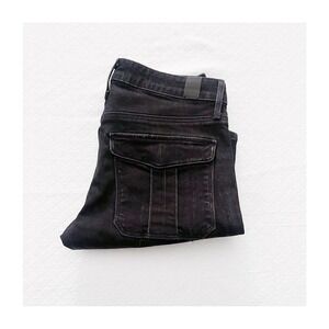 Vince Skinny Jeans Black Stone Wash DV135A-2136 SZ24